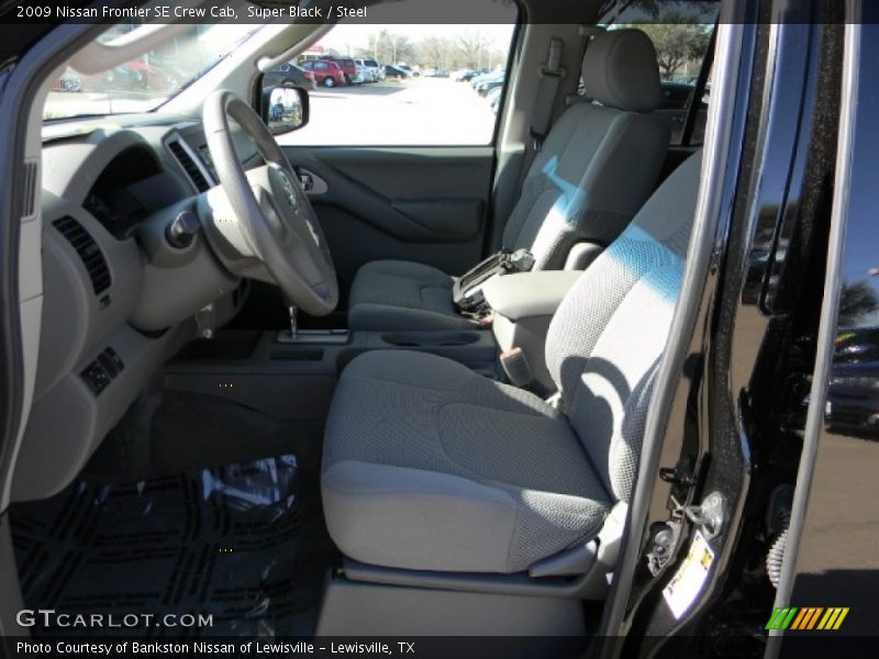Super Black / Steel 2009 Nissan Frontier SE Crew Cab