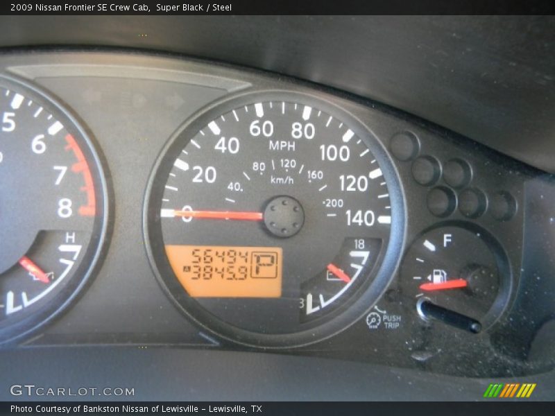 Super Black / Steel 2009 Nissan Frontier SE Crew Cab