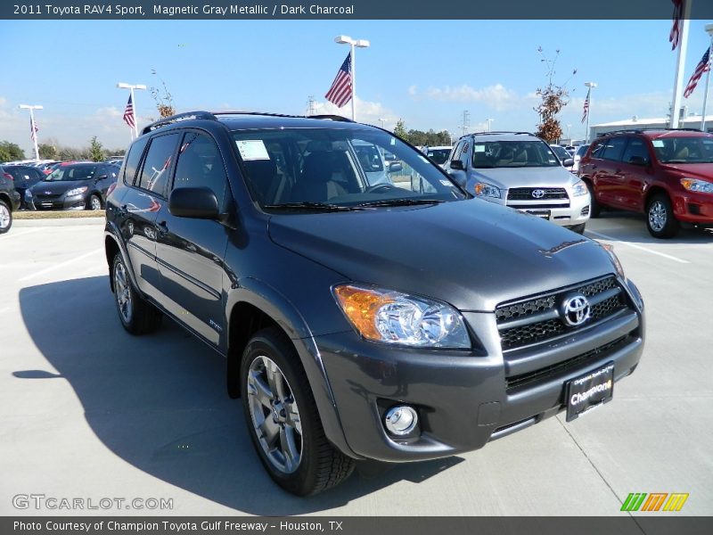 Magnetic Gray Metallic / Dark Charcoal 2011 Toyota RAV4 Sport