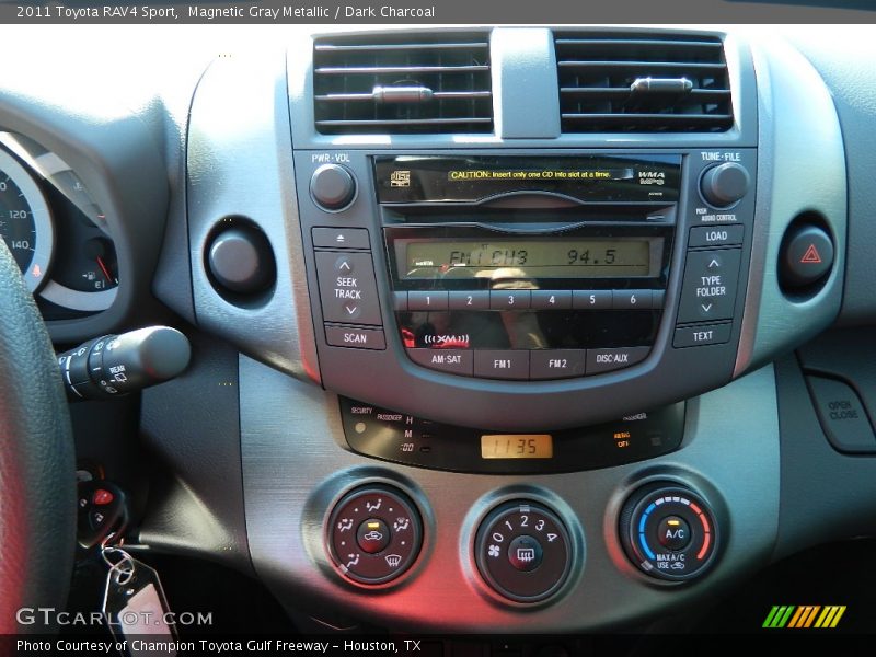 Magnetic Gray Metallic / Dark Charcoal 2011 Toyota RAV4 Sport