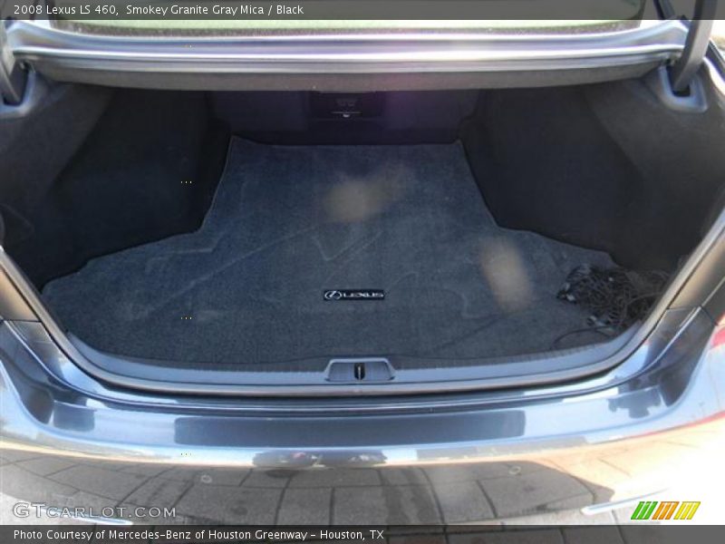 Smokey Granite Gray Mica / Black 2008 Lexus LS 460