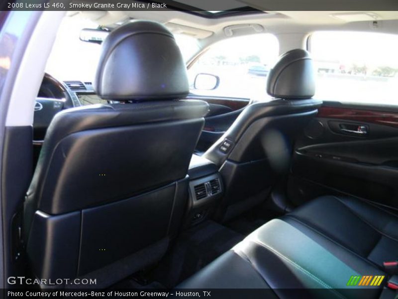 Smokey Granite Gray Mica / Black 2008 Lexus LS 460