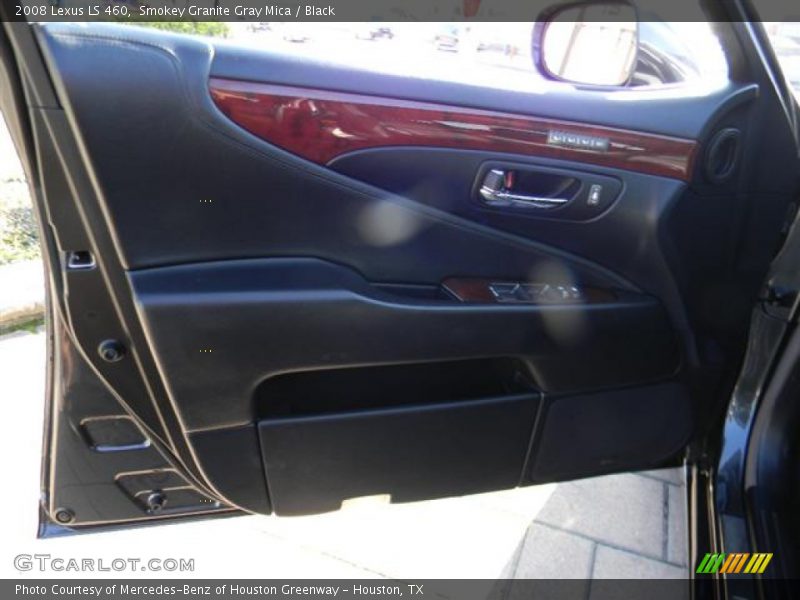 Smokey Granite Gray Mica / Black 2008 Lexus LS 460