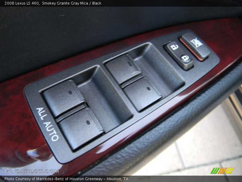 Smokey Granite Gray Mica / Black 2008 Lexus LS 460