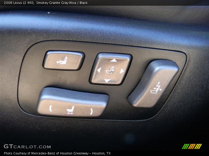 Smokey Granite Gray Mica / Black 2008 Lexus LS 460