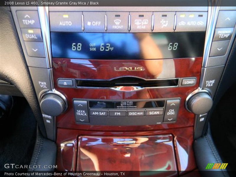 Smokey Granite Gray Mica / Black 2008 Lexus LS 460