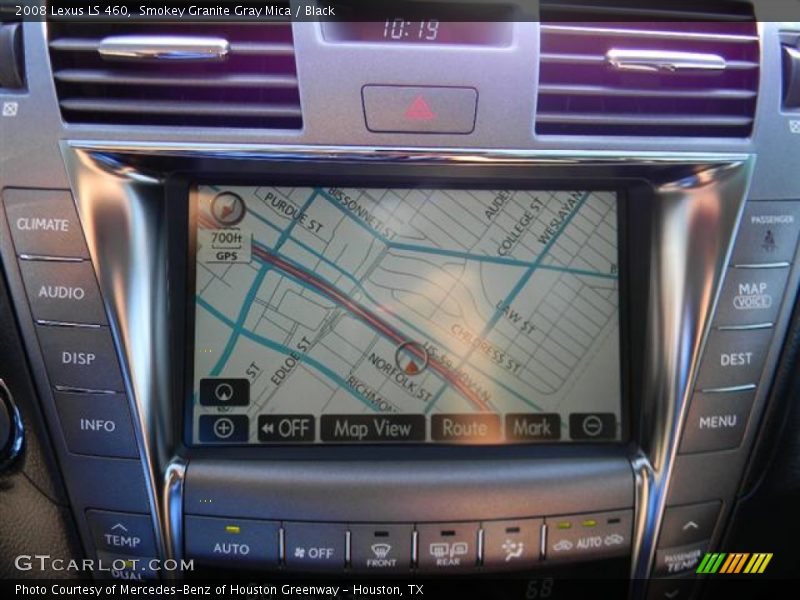 Smokey Granite Gray Mica / Black 2008 Lexus LS 460