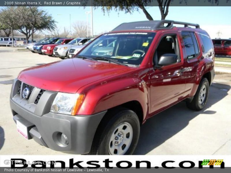 Red Brawn / Graphite 2008 Nissan Xterra X