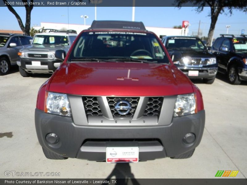 Red Brawn / Graphite 2008 Nissan Xterra X