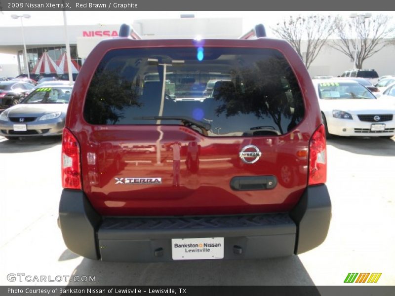 Red Brawn / Graphite 2008 Nissan Xterra X