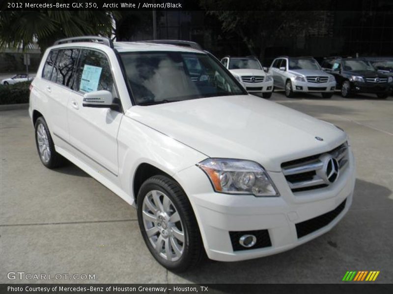 Arctic White / Almond/Black 2012 Mercedes-Benz GLK 350