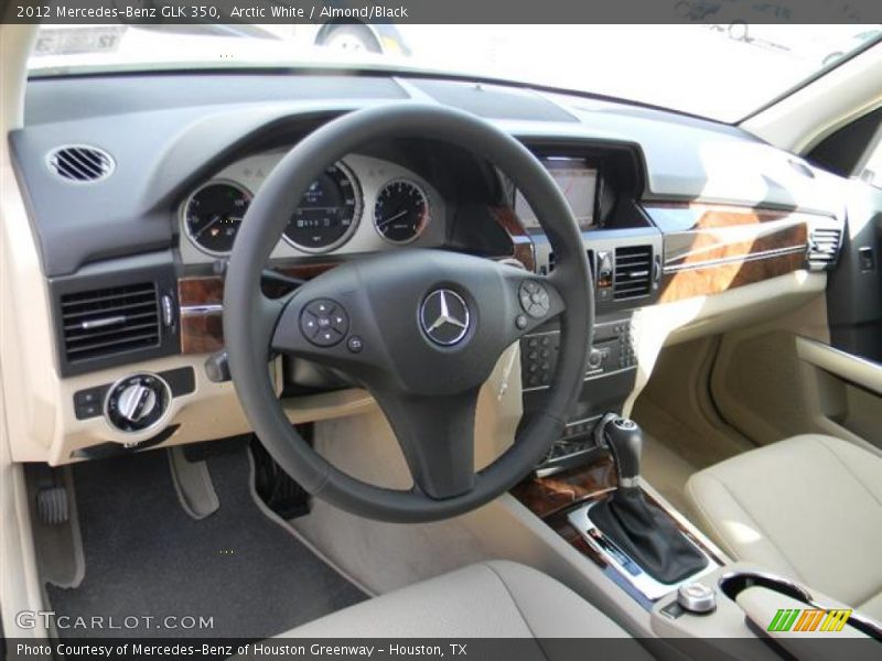 Arctic White / Almond/Black 2012 Mercedes-Benz GLK 350