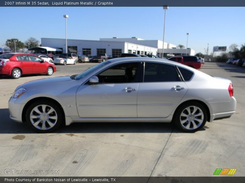 Liquid Platinum Metallic / Graphite 2007 Infiniti M 35 Sedan