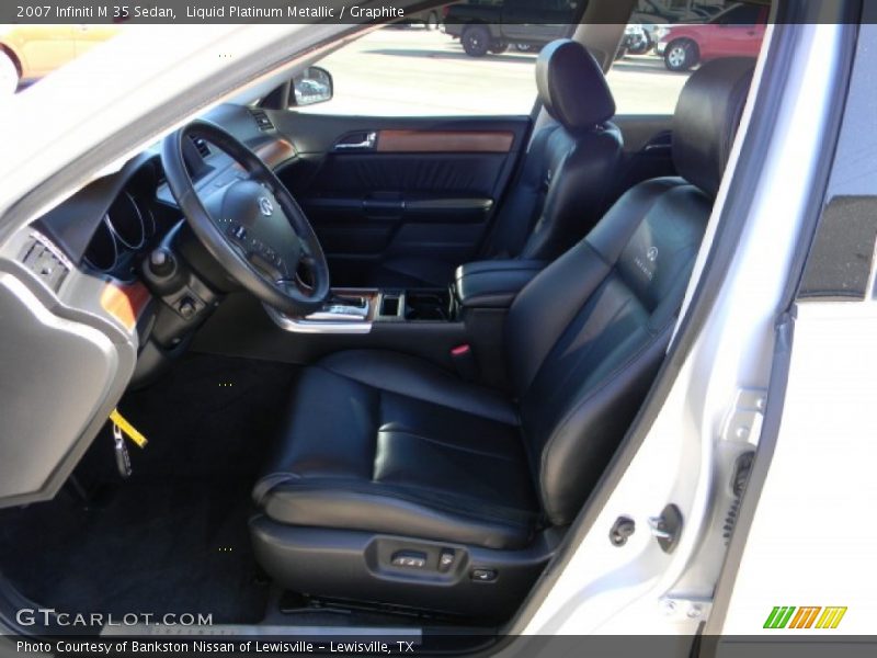 Liquid Platinum Metallic / Graphite 2007 Infiniti M 35 Sedan