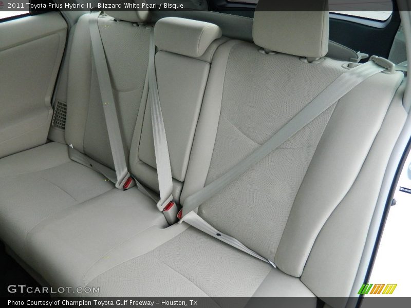 Blizzard White Pearl / Bisque 2011 Toyota Prius Hybrid III