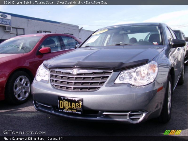 Silver Steel Metallic / Dark Slate Gray 2010 Chrysler Sebring Touring Sedan