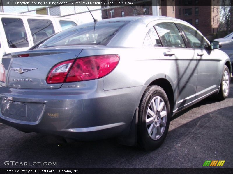 Silver Steel Metallic / Dark Slate Gray 2010 Chrysler Sebring Touring Sedan