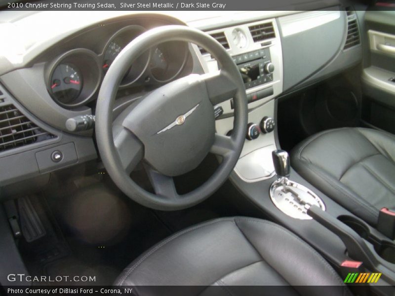 Silver Steel Metallic / Dark Slate Gray 2010 Chrysler Sebring Touring Sedan