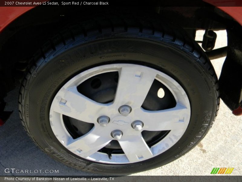 Sport Red / Charcoal Black 2007 Chevrolet Aveo LS Sedan