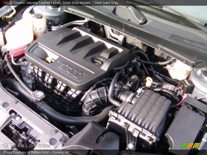 Silver Steel Metallic / Dark Slate Gray 2010 Chrysler Sebring Touring Sedan