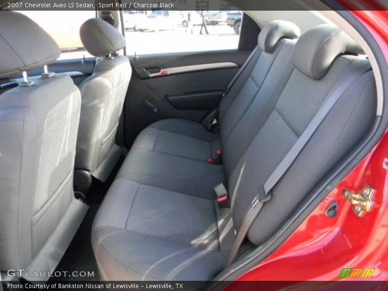 Sport Red / Charcoal Black 2007 Chevrolet Aveo LS Sedan