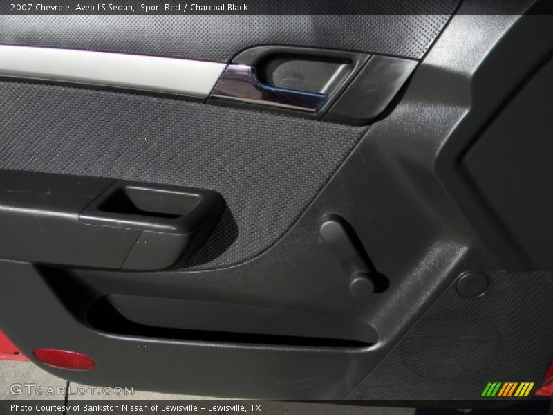 Sport Red / Charcoal Black 2007 Chevrolet Aveo LS Sedan