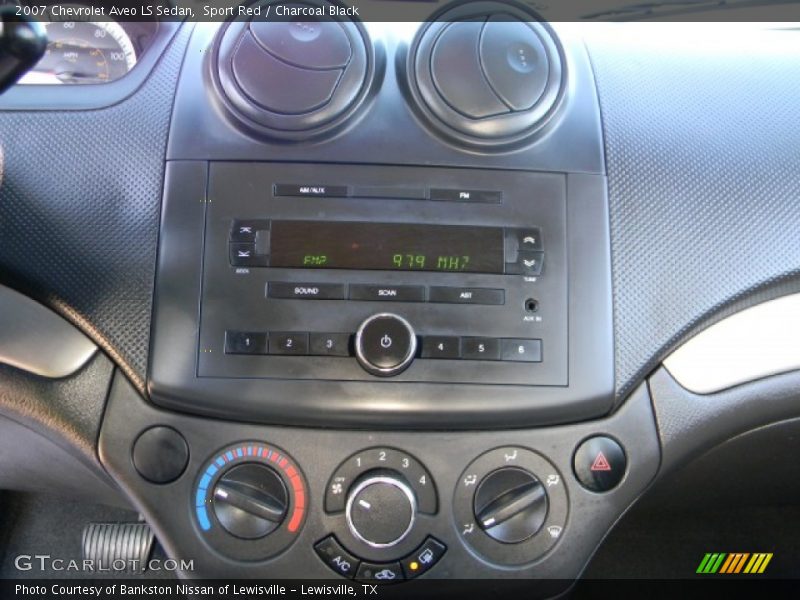 Sport Red / Charcoal Black 2007 Chevrolet Aveo LS Sedan
