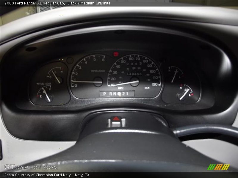 Black / Medium Graphite 2000 Ford Ranger XL Regular Cab