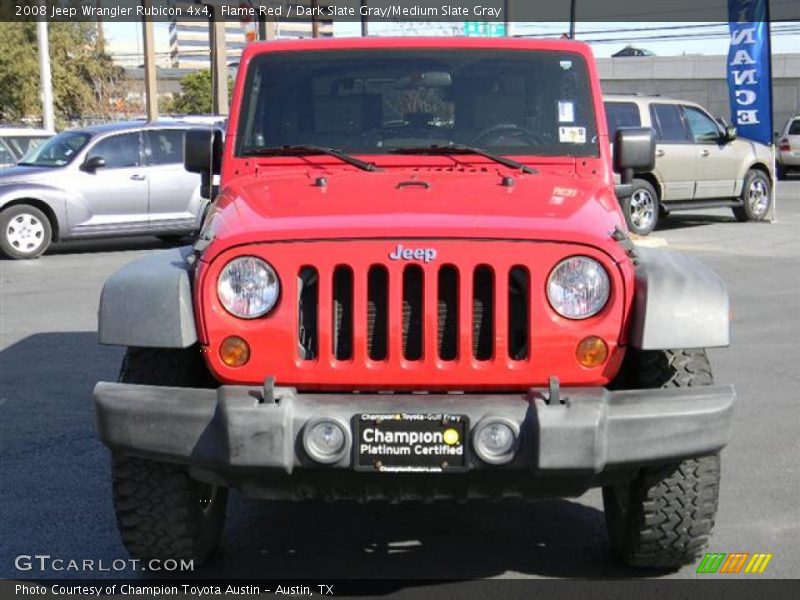 Flame Red / Dark Slate Gray/Medium Slate Gray 2008 Jeep Wrangler Rubicon 4x4