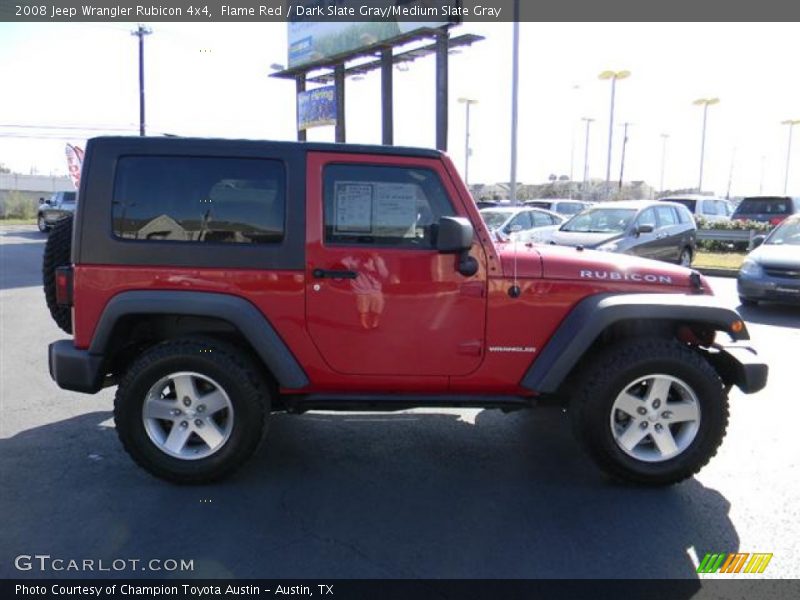 Flame Red / Dark Slate Gray/Medium Slate Gray 2008 Jeep Wrangler Rubicon 4x4