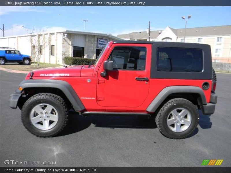 Flame Red / Dark Slate Gray/Medium Slate Gray 2008 Jeep Wrangler Rubicon 4x4