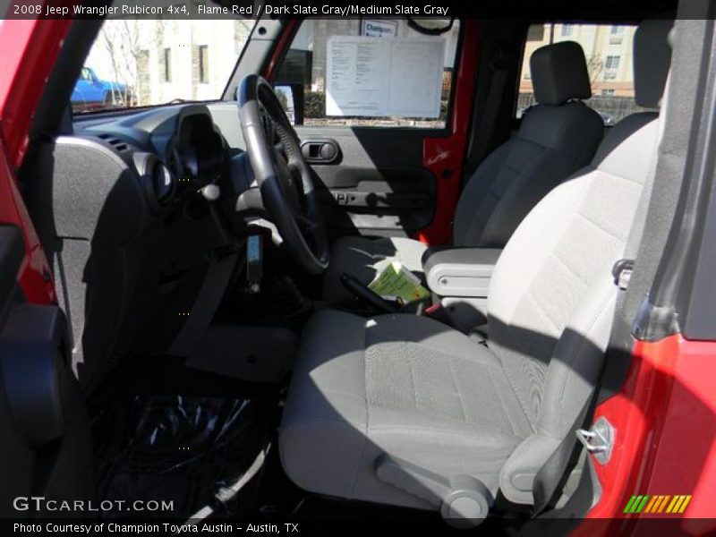 Flame Red / Dark Slate Gray/Medium Slate Gray 2008 Jeep Wrangler Rubicon 4x4