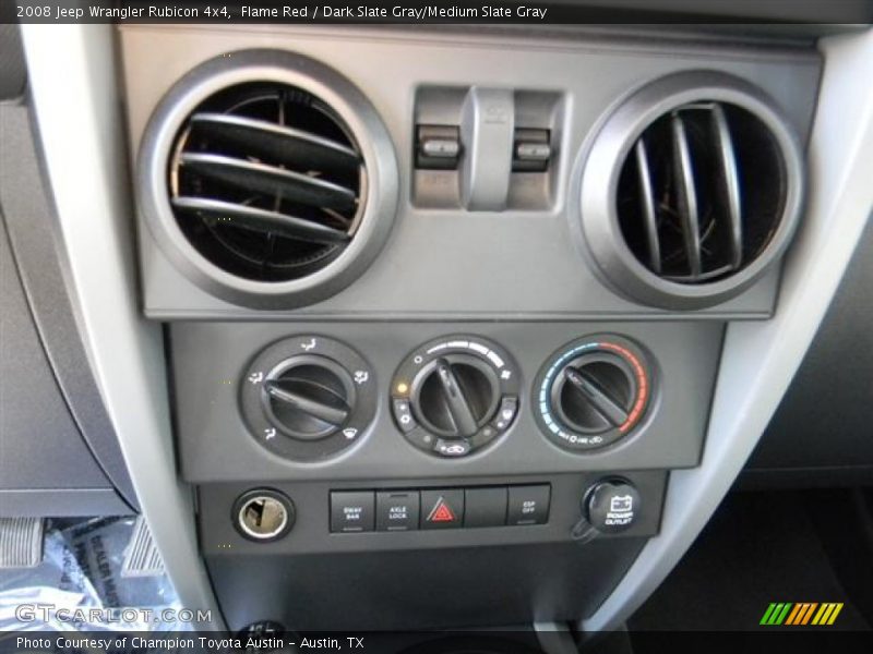 Flame Red / Dark Slate Gray/Medium Slate Gray 2008 Jeep Wrangler Rubicon 4x4