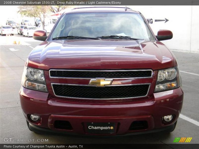 Deep Ruby Metallic / Light Cashmere/Ebony 2008 Chevrolet Suburban 1500 LT