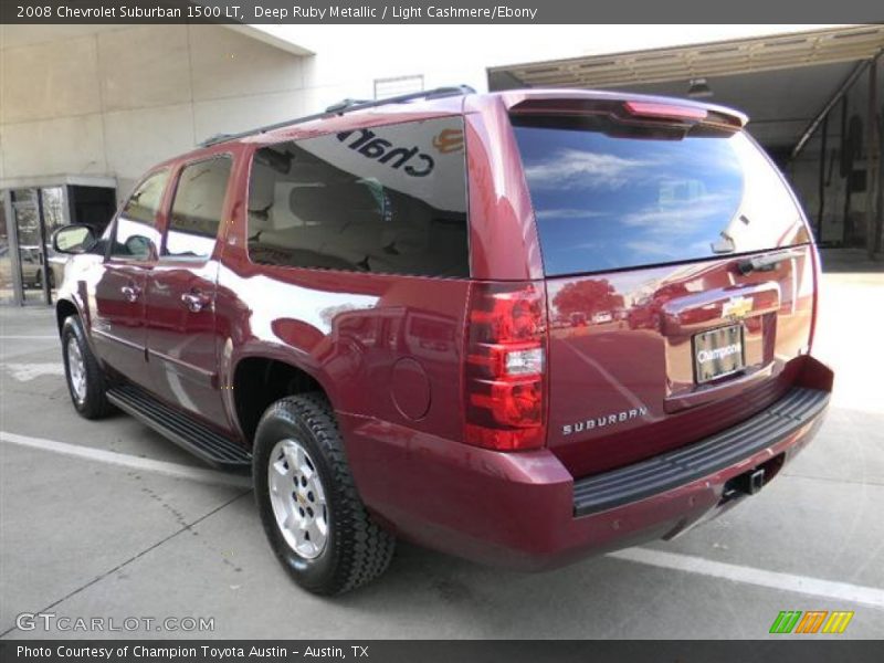 Deep Ruby Metallic / Light Cashmere/Ebony 2008 Chevrolet Suburban 1500 LT