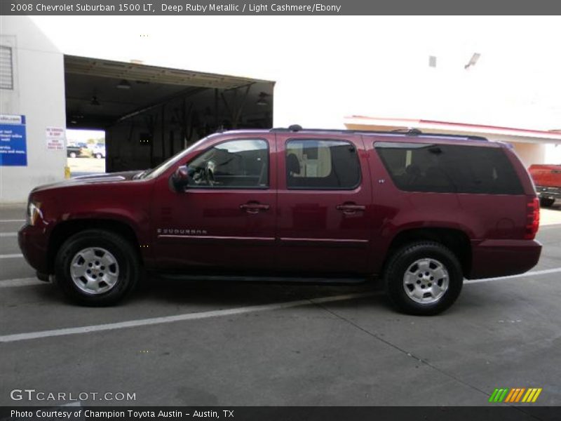 Deep Ruby Metallic / Light Cashmere/Ebony 2008 Chevrolet Suburban 1500 LT