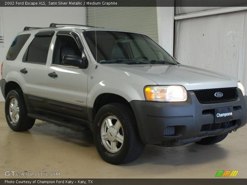 Satin Silver Metallic / Medium Graphite 2002 Ford Escape XLS