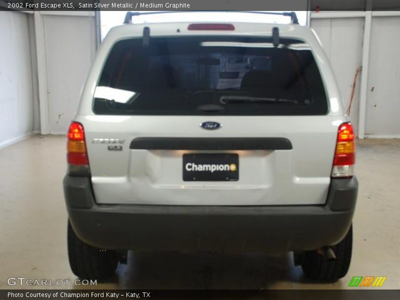 Satin Silver Metallic / Medium Graphite 2002 Ford Escape XLS