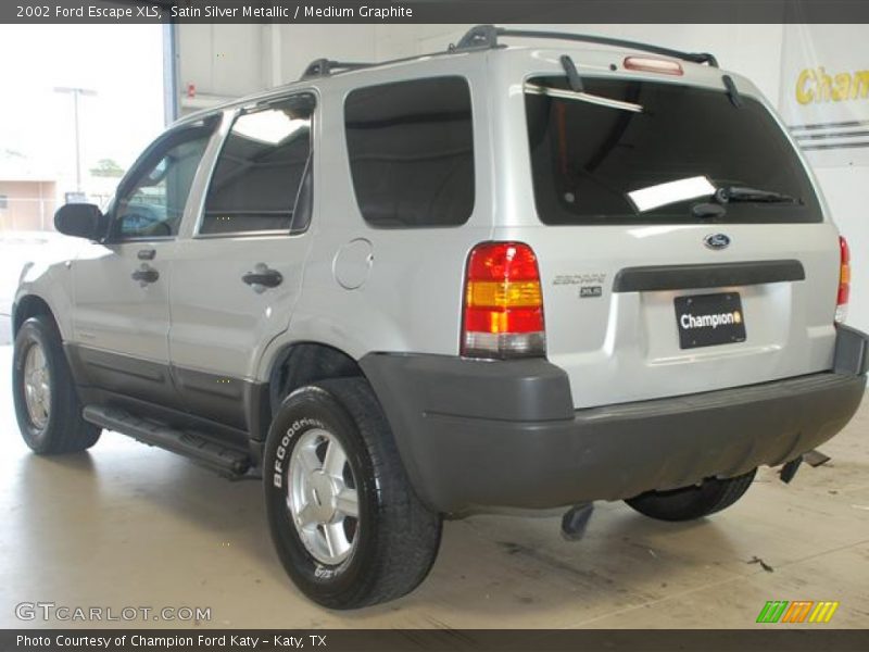 Satin Silver Metallic / Medium Graphite 2002 Ford Escape XLS