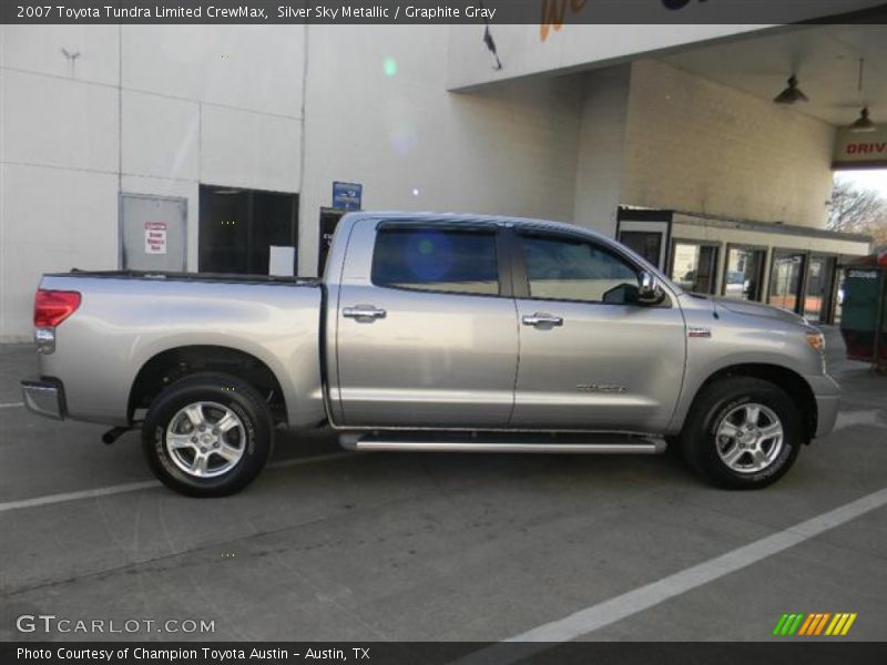 Silver Sky Metallic / Graphite Gray 2007 Toyota Tundra Limited CrewMax