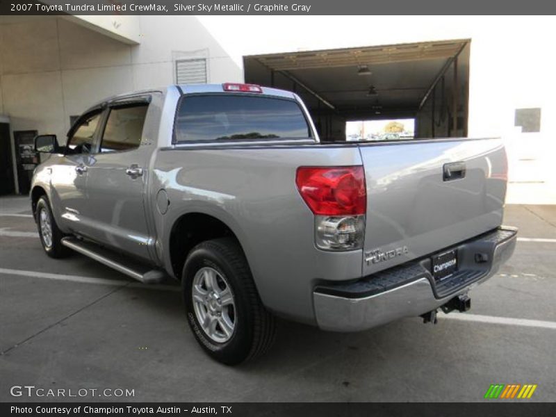 Silver Sky Metallic / Graphite Gray 2007 Toyota Tundra Limited CrewMax
