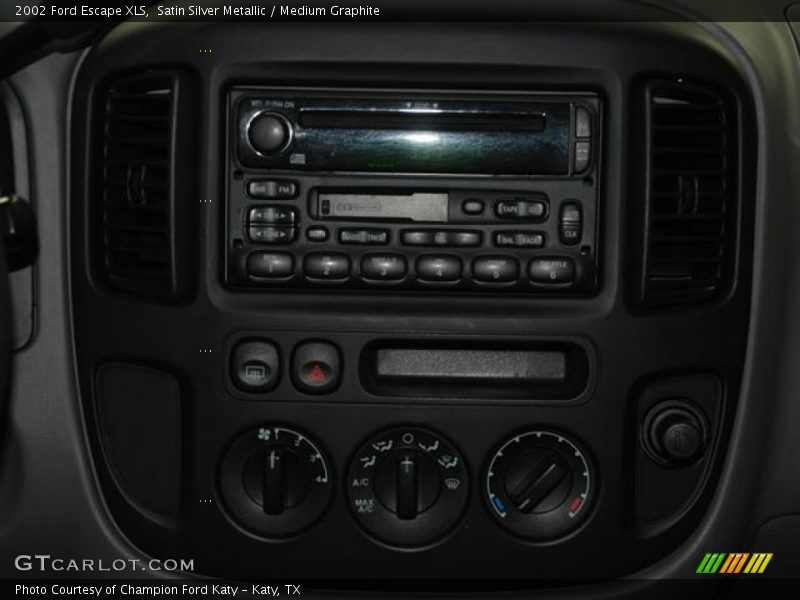 Satin Silver Metallic / Medium Graphite 2002 Ford Escape XLS