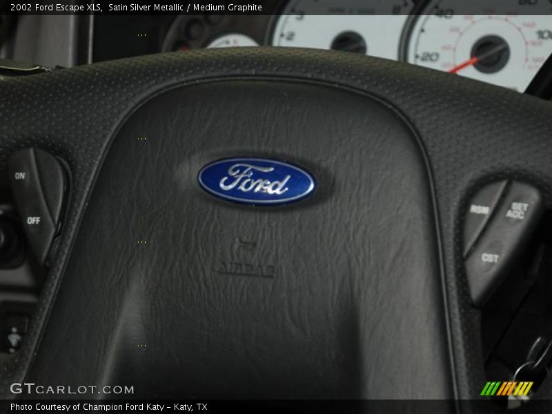 Satin Silver Metallic / Medium Graphite 2002 Ford Escape XLS