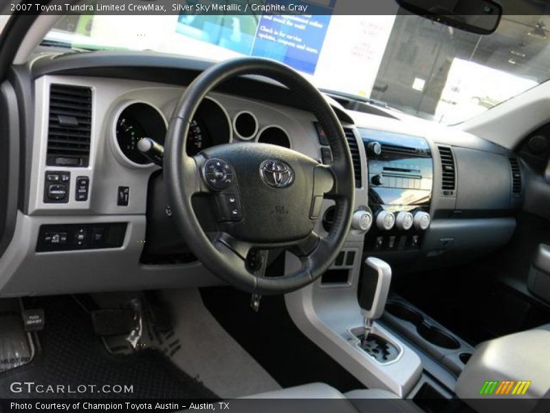 Silver Sky Metallic / Graphite Gray 2007 Toyota Tundra Limited CrewMax