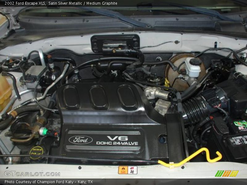 Satin Silver Metallic / Medium Graphite 2002 Ford Escape XLS