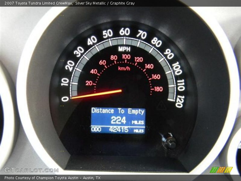 Silver Sky Metallic / Graphite Gray 2007 Toyota Tundra Limited CrewMax