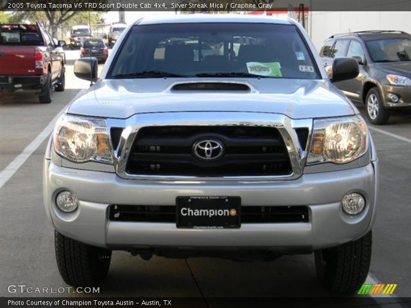Silver Streak Mica / Graphite Gray 2005 Toyota Tacoma V6 TRD Sport Double Cab 4x4