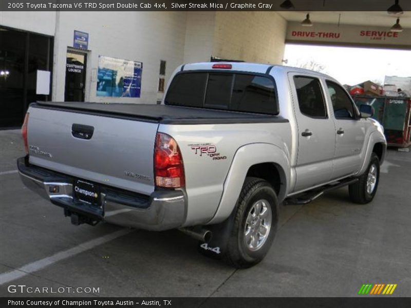 Silver Streak Mica / Graphite Gray 2005 Toyota Tacoma V6 TRD Sport Double Cab 4x4