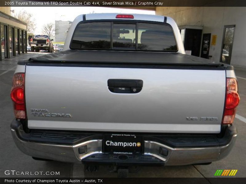 Silver Streak Mica / Graphite Gray 2005 Toyota Tacoma V6 TRD Sport Double Cab 4x4