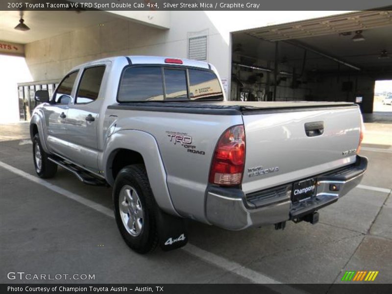 Silver Streak Mica / Graphite Gray 2005 Toyota Tacoma V6 TRD Sport Double Cab 4x4